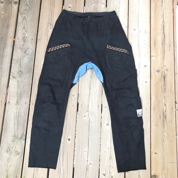 SEED pants The Antidote size xs black blue - Picture 1 of 5